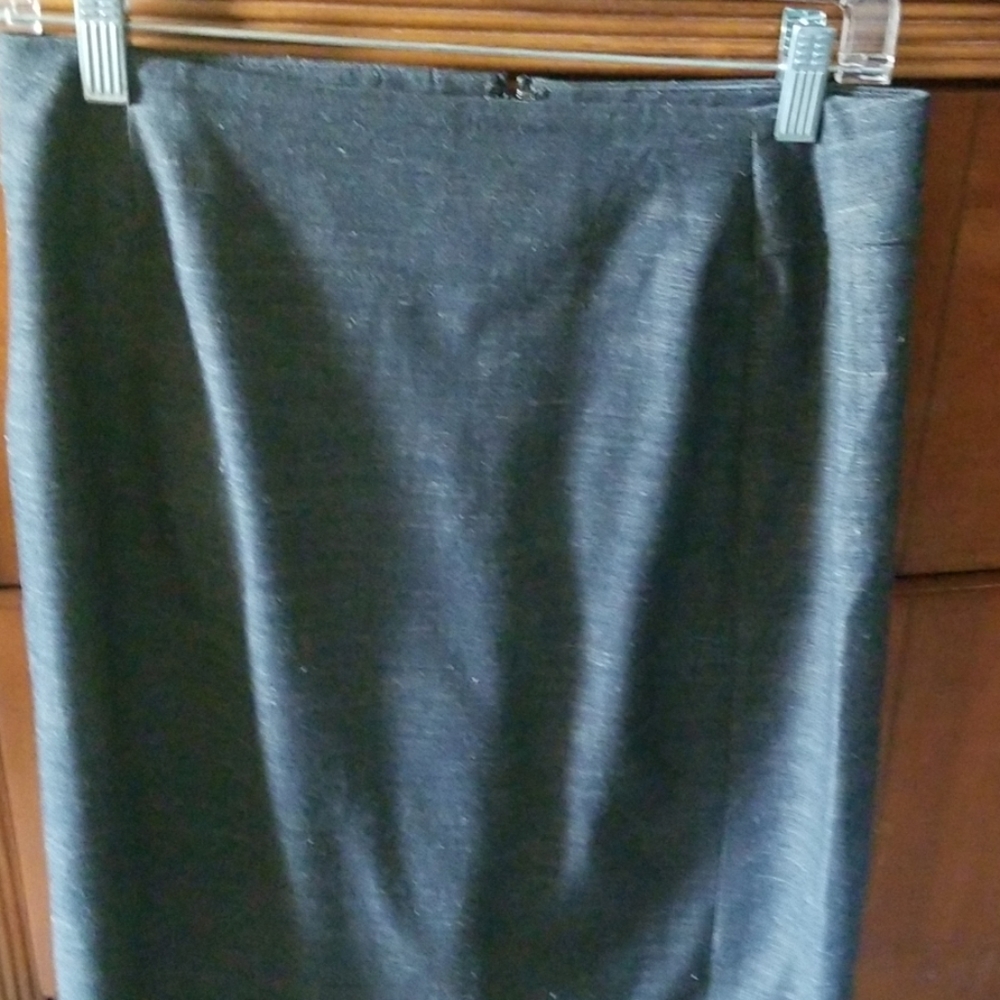 Loft Pencil skirt. Denim color.